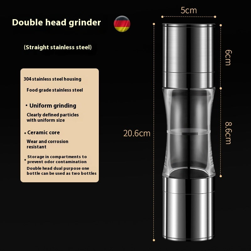 304 Double-headed Stainless Steel Pepper Grinder - HD Wireless Product #8