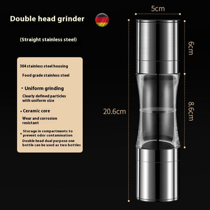 304 Double-headed Stainless Steel Pepper Grinder - HD Wireless Product #8