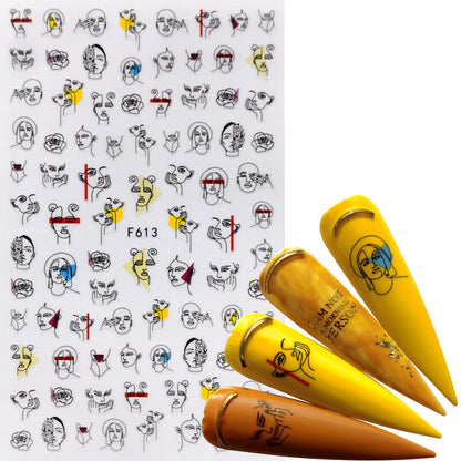 Japanese Three-dimensional 5D Embossed Nail Stickers d0754fc0 488a 4b67 aa7a 1b51e58c4c8c