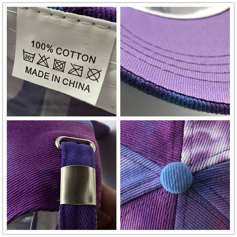 Tie-dye Baseball Peaked Cap Outdoor Casual Sun-proof Hat d082a0e5 10cd 4a25 9f0f 4a95202d003f