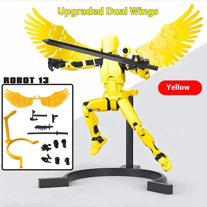 Updated And Hot-sale Multi-Jointed Movable Shapeshift Robot 3D Printed Mannequin Dummy Action Model Doll Toy Kid Gift d08f66b