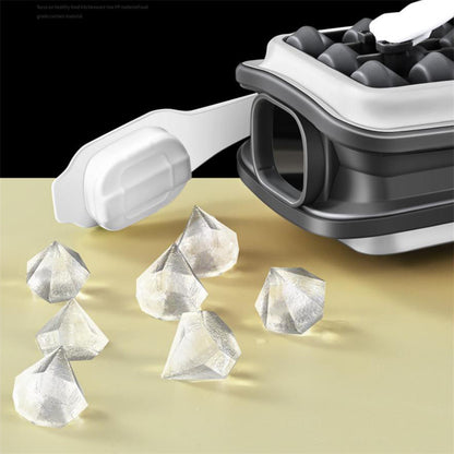 2in1 Portable Silicone Ice Ball Mold Ice Maker Water Bottle Ice Cube Mould Bottle Creative Ice Ball Diamond Curling Summer Kitchen Gadgets - HD Wireless Product #5