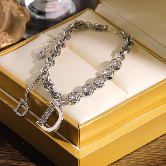 Letters Light Luxury Bracelet Small Fragrance Classic Bracelet d09f42a2 2f51 4cd3 99a2 008c2b694786