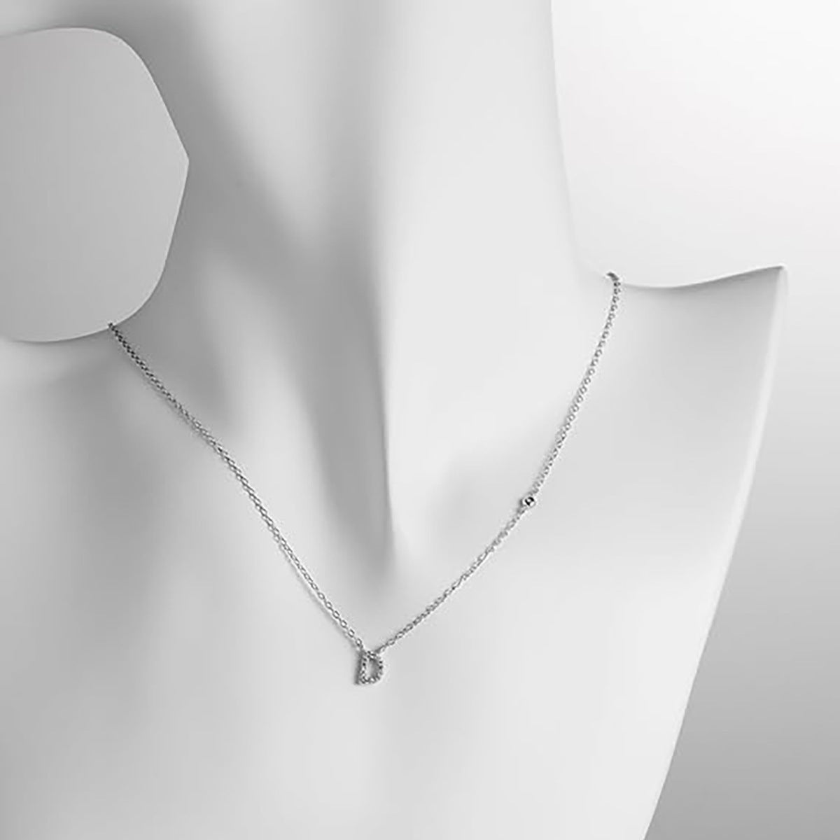 Fashion Jewelry Luxury Gold Color A-Z 26 Letters Necklace CZ Pendant For Women Cute Initials Name Necklace Fashion Party Wedd