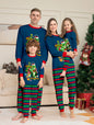 Tyrannosaurus Letter Christmas Tree Printing Parent-child Suit Pajamas d0c6ea72 16e8 4643 8868 38de10fa3602