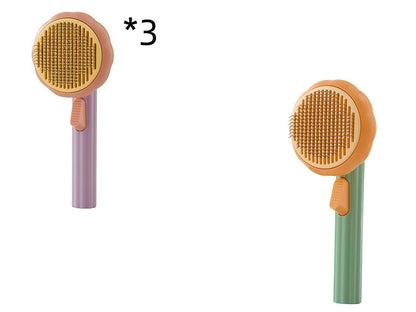 New Pet Cat Brush Hot Selling Hand-held Steel Wire Self-cleaning Comb Looper For Hair Removal d0d5974a 1f5b 43ed a374 ad31bf2