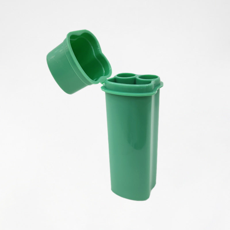 One-piece Flip Cigarette Boxes Hit Kit Double Hole Position With Lighter Storage Convenient To Carry d0f0d6db 369a 4888 b531 