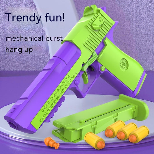 Radish Gun Toy Children's Desert Pistol Model Continuous Hair Throwing Shell Boy Toy d0f6ab1b bdae 4e4f 8b28 859f27422916