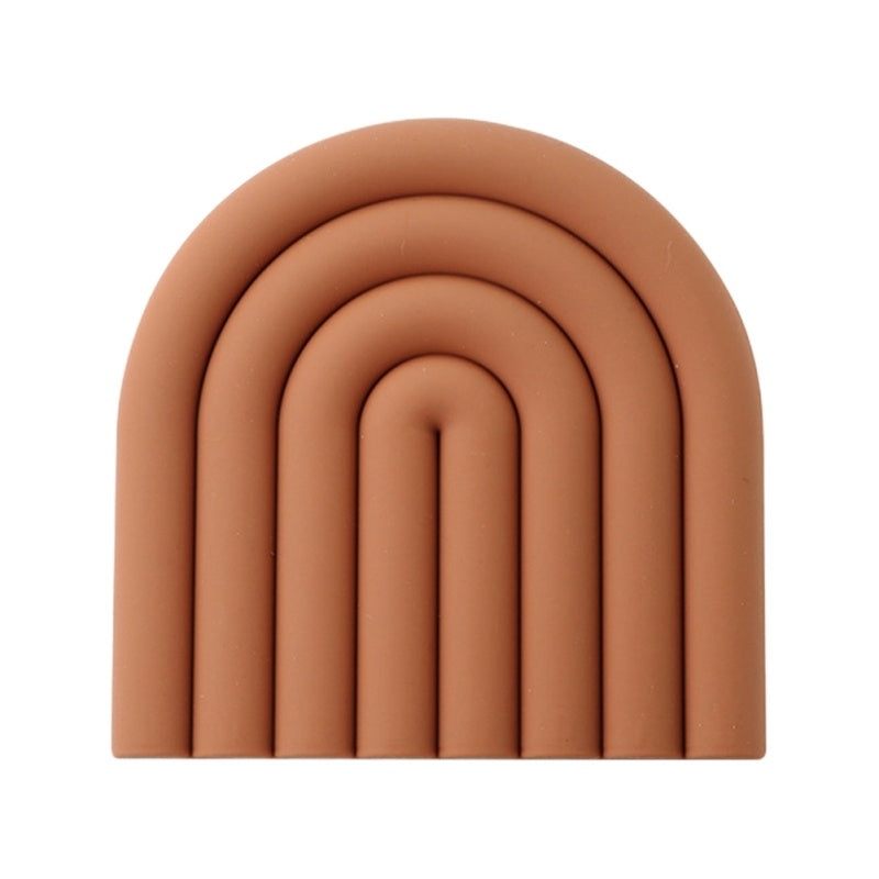 Rainbow Silicone Heat Insulation Pad Dining Table Heat Resistant And High d10393a8 bab2 48a2 b4bb a34014e1cd43