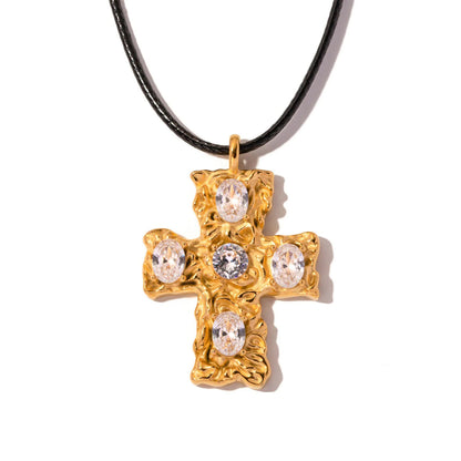 Cross Simple Fashion Personality Necklace For Women d1198758 90c8 4783 9331 a0ff39d04a5b