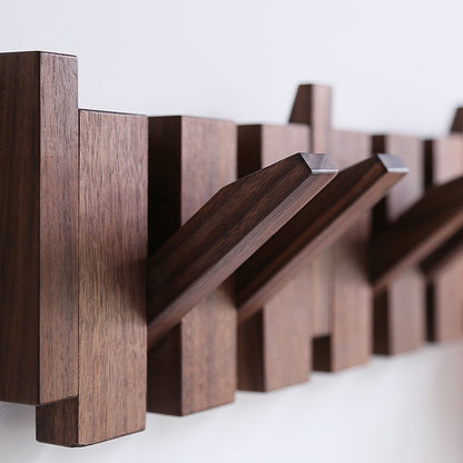Clothes Hook Wall-mounted Entrance Hallway Hanger Punch-free Solid Wood Creative Keys Clothes d11fc964 1f61 4e7e 8382 2e8a581