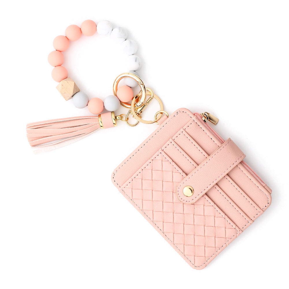 European And American Silicone Beads Wrist Multi-layer Large-capacity Coin Purse d129444a c40b 4837 9b77 1bd927f5a421