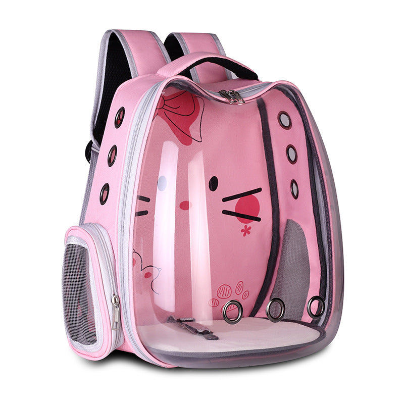 Pet Supplies Pet Backpack Convenient Pet Space Bag Breathable Shoulder Cat Bag Dog Bag d1447fc2 e37e 41b6 9ac2 dba03c851553