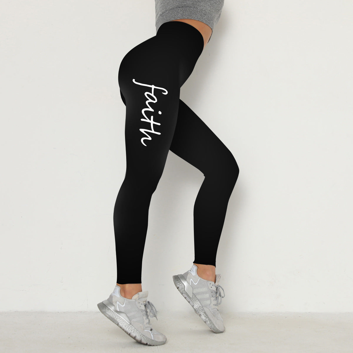 Waist Letter Printed Leggings Hip Lifting Stretch d1539d50 7937 40a5 a0d6 dc8e09722355