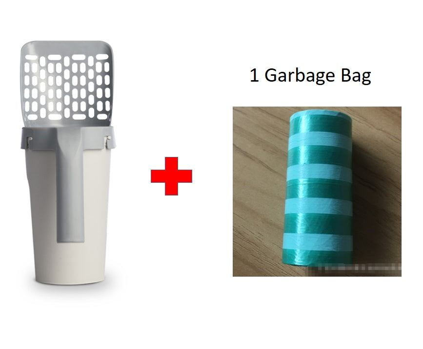 Storage Box Integrated Lazy Cat Litter Shovel Set d15643c6 d0e1 4c56 9dbb d05682aa641f