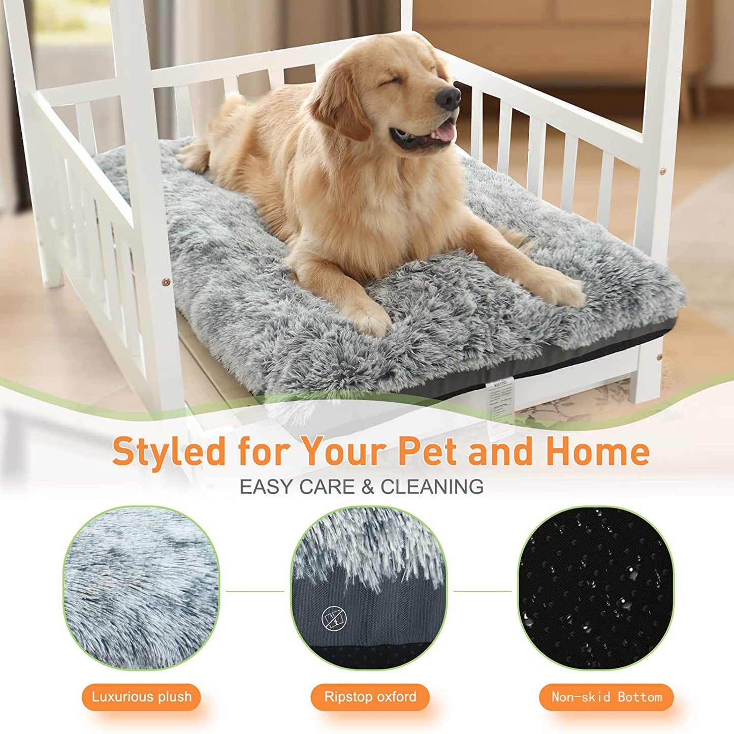 Kennel Cat Dogs The Shaggy Bed Dog Cage Cushion Warm d15c2575 c069 43b7 a40b 20cd55df8ba8