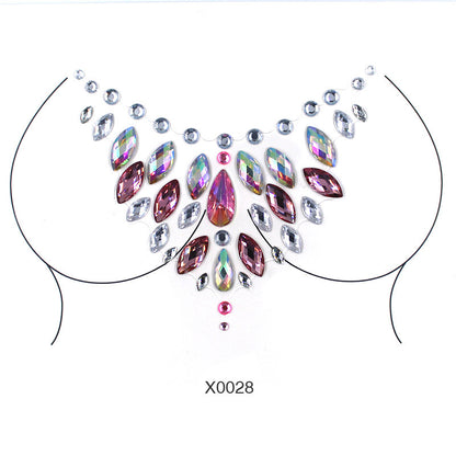 Women's Fashion Party Decoration Face Stickers d16d8193 e075 4470 8b64 0cee7a85d994