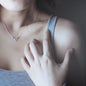 S925 Elk Necklace Forest Moonstone Pendant Clavicle Chain d1856ffb 9214 49a8 add7 97460a584404