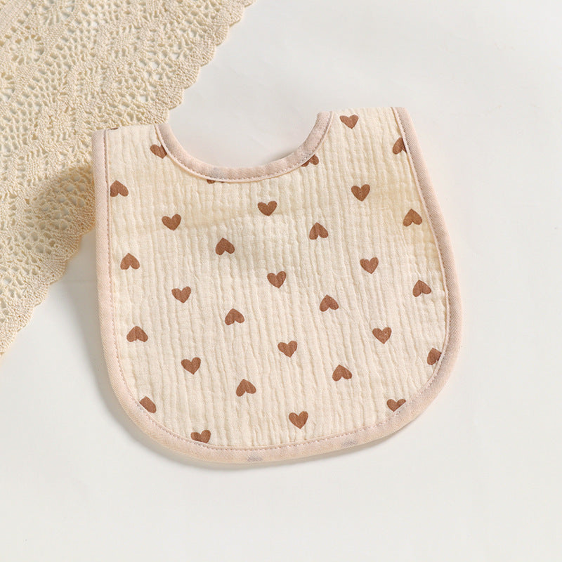 Cotton Gauze U-shaped Bib Baby Saliva Towel d193f42f 9ec7 4375 b860 91343b57194a