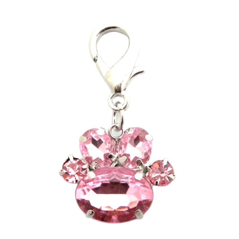 Cute Claw-shaped Pet Pendant Rhinestone Puppy Hanging d1b937b4 ce27 4fd0 9841 8013375412f2