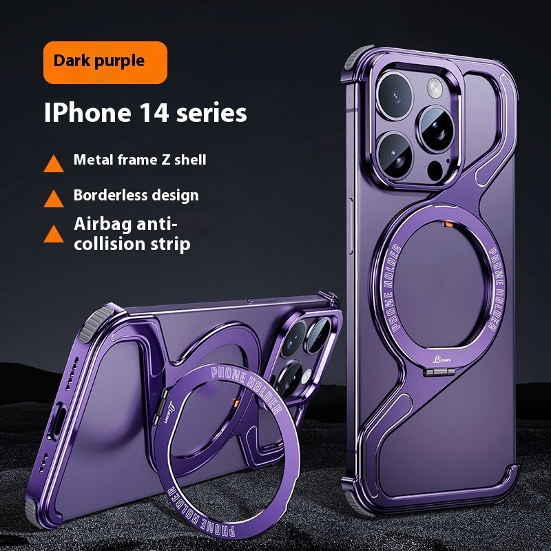 Z-type Metal Bracket Magnetic Phone Case d1b96e92 69dc 4445 a801 31b0c04f14f6