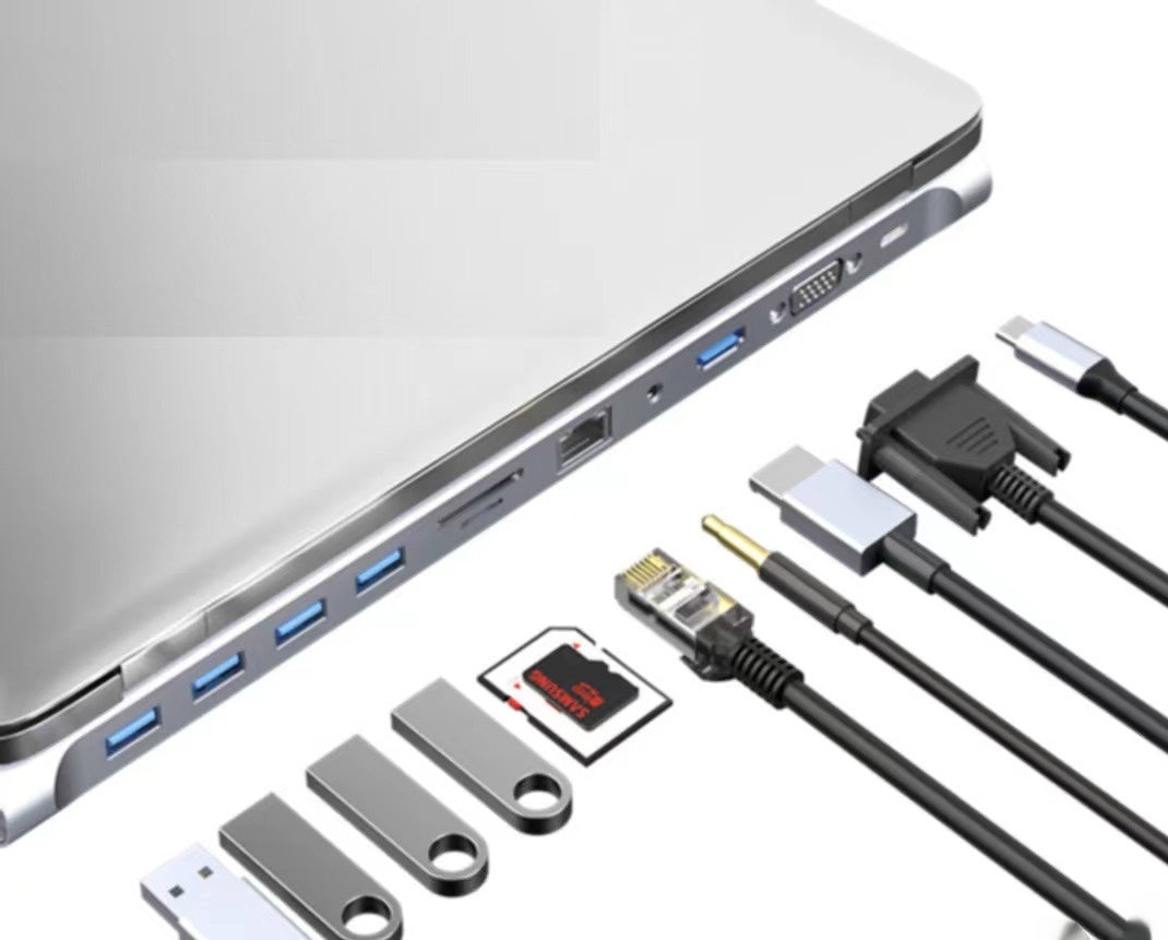 Type-c 7-in-1 Expansion Dock HDMI Projection Screen Usb Hub30 Multi-function Cable Seperater - 图片 14