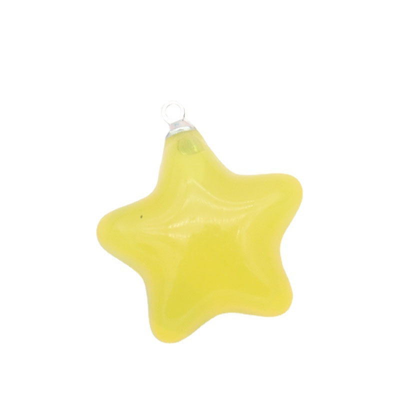 Acrylic Color Jelly Candy Color Three-dimensional Five-pointed Star Pendant d2052e3a 7e0b 4bfb bd5c 801ee6ed6690