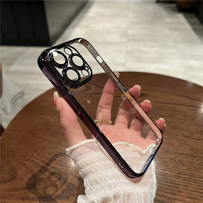 Electroplated PC Shell Dust Net With Lens Film Phone Shell d206e14a 57fc 4a1c b3db 4e5b66d19894