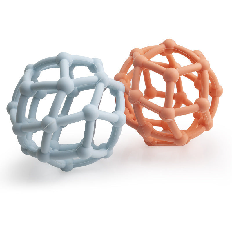 Baby Silicone Ball Newborn Soft Ball Round Hollow Small d20a5a5e a8d0 443b 8bc6 5b1ee55956bc