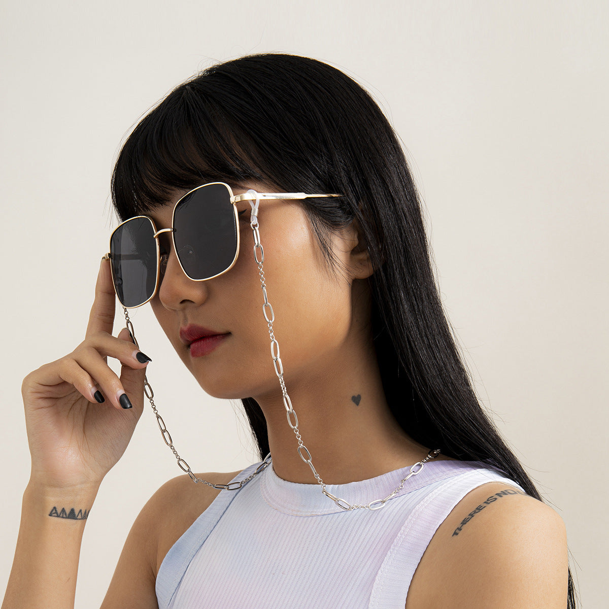 European And American Style Fashion Personality Double-layer Chain Glasses Chain Women d22e82ad 12dc 4096 a801 ba1c0075605c