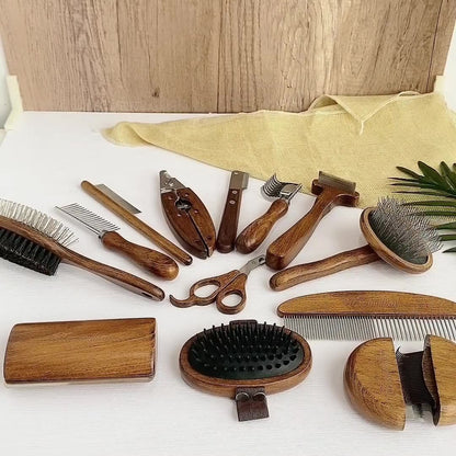 Pet Comb Solid Wood Antique To Remove Floating Hair d23e15e6 3879 4103 b398 c1215bf2d3a0