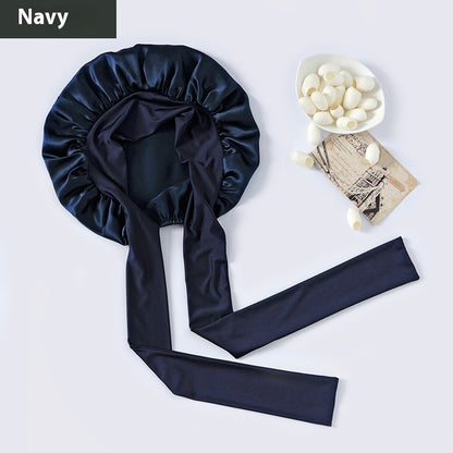 Wide-brimmed Lace-up Adjustable Elastic Large Silk Nightcap d2454d76 c240 4bff a133 113e99315f33 trans