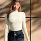 Fashion Long Sleeve Zipper Jumpsuit Seamless Slimming Shapewear For Women Romper d253f535 96ce 40b6 9edc e5f1de629e81