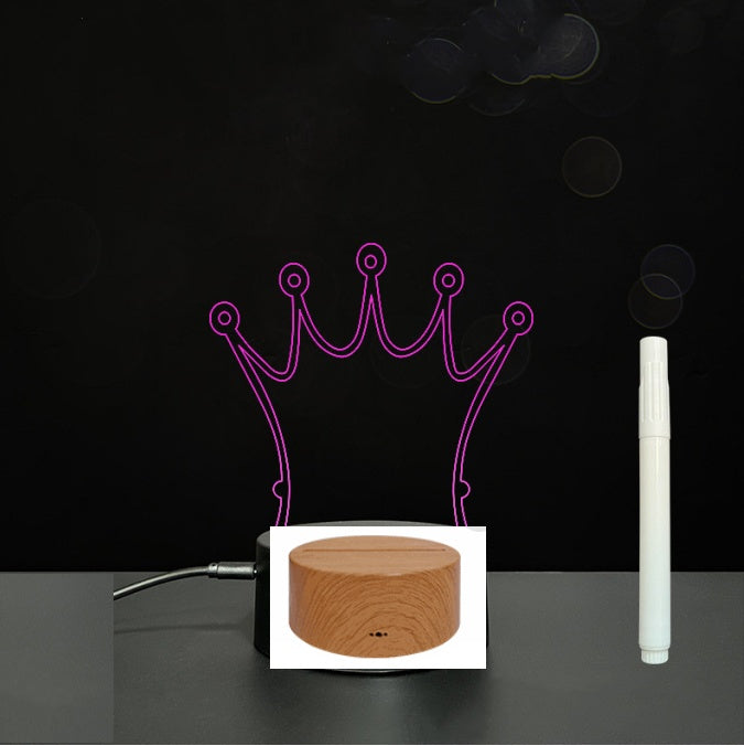 3D Acrylic Board Handwriting Message Board LED Light - HD Wireless Product #38