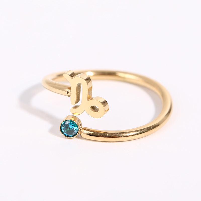 Constellation Symbol Birthstone Ring d26f8163 b578 49ed 8292 a3ed49803069