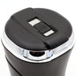 Push-pull Lighter Accessories Smokeless Detachable USB Rechargable Car Ashtray Home Portable Smell Proof With Lid LED Blue Li