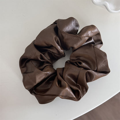 Retro Texture Large Intestine Hair Ring For Women d29aab7a d8f9 4f38 8430 d8f61437e527