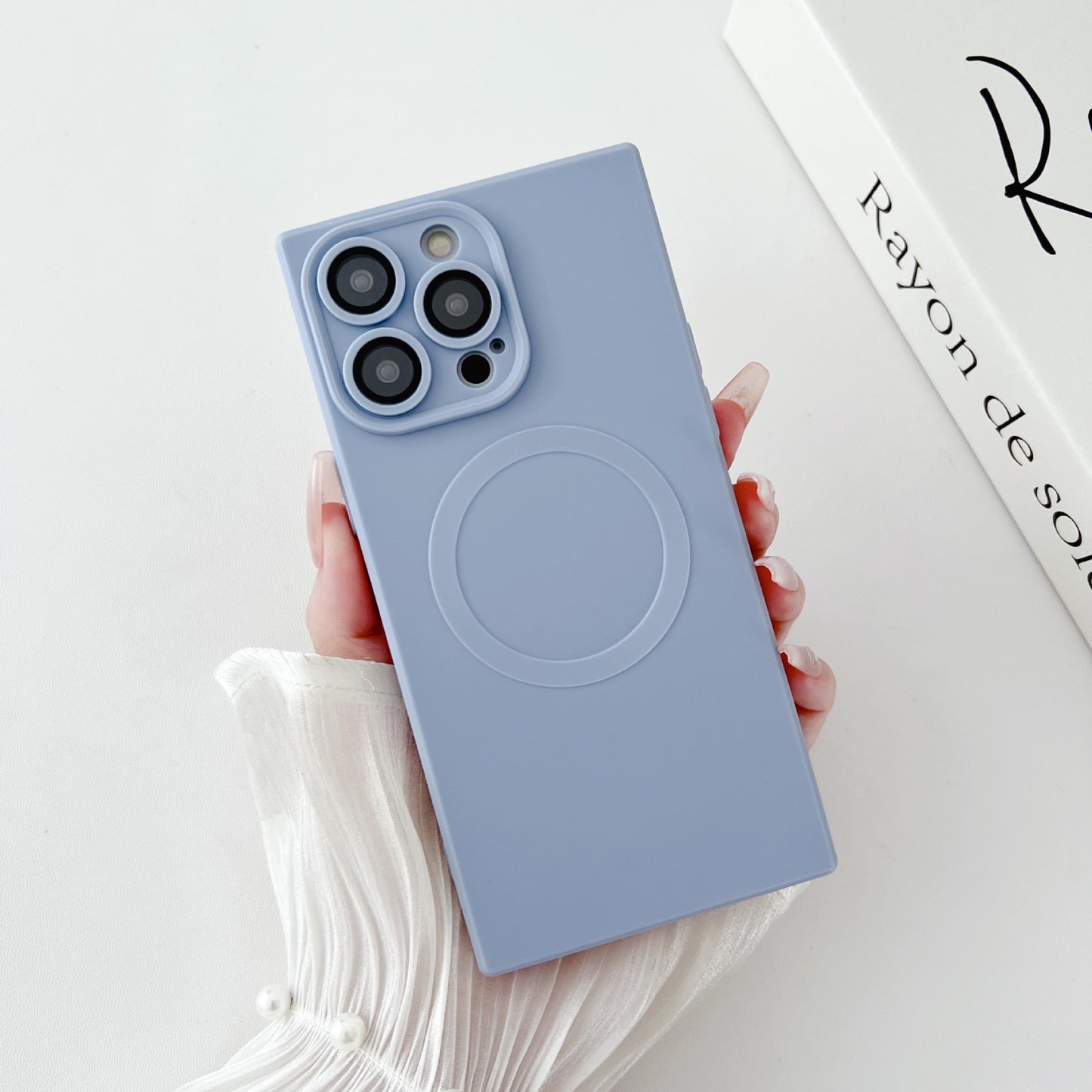 Solid Color Square Magnetic Phone Case d2a2154c b669 4bf5 be13 22599baa5216
