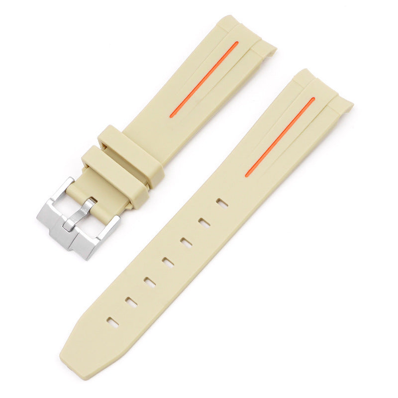 Mercury Arc Rubber Watch Strap Men's And Women's Waterproof 20mm d2b23768 8589 4b8f 9aac bb913d015c27