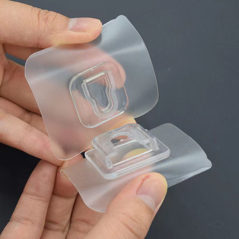 Strong Adhesive Snap Button, No Trace, No Punching, Hangable Double-sided Patch, Transparent Hook Buckle - 图片 2