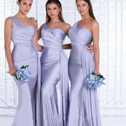 Plus Size Fat MM Mermaid One Shoulder Elegant Wedding Dress d2d0d521 075f 4446 8f12 4d02712b06a2