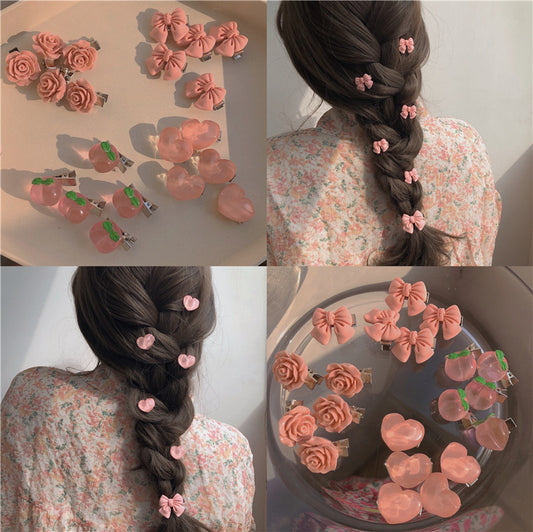 Soft Girl Cute Series Peach Hair Clip Hairpin d2df0469 4291 46bb 9e3a ac056b43cc6b