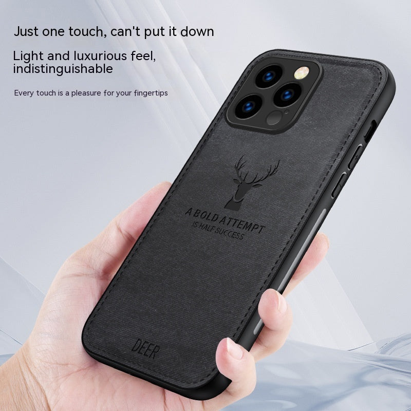 Cloth Deer Head Business Ultra Thin Anti Drop Cover - 图片 3