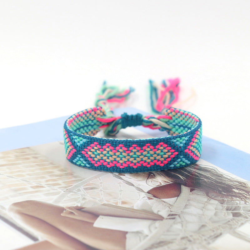 Bohemian Color Woven Bracelet Wristband For Fans d3033187 fc46 4557 9b9a e83cafef05da