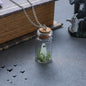 Halloween Style Luminous Ghost Drift Bottle Necklace Earrings d30dc991 7c82 4866 9a05 b5bd8a734b46