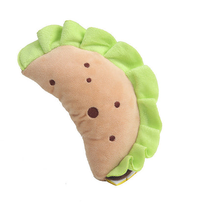 Dog Teething Simulation Sandwich Dumplings Chewing Noise Plush Toy d316811a 177c 4752 8eb8 26dc82db7822