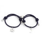 Stainless Steel Titanium Sun And Moon Pendant Couple Bracelet d32070c3 e22e 4950 8e9c f728077b268a