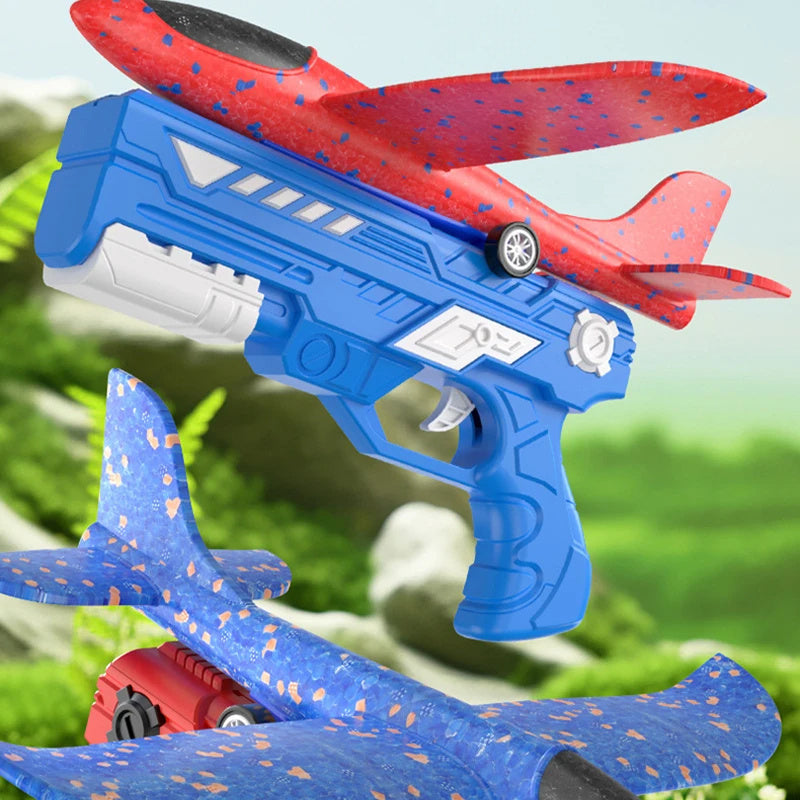 Children's Foam Ejection Aircraft Toys Parent-Child Interaction Outdoor Foam Aircraft Park d328b397 62d8 48f2 b0e7 94c49aa775