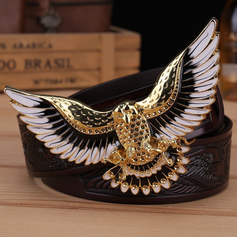 Men's Fashion Eagle Leather Belt d33f446d c2f8 4f36 b88c b50e92757bde