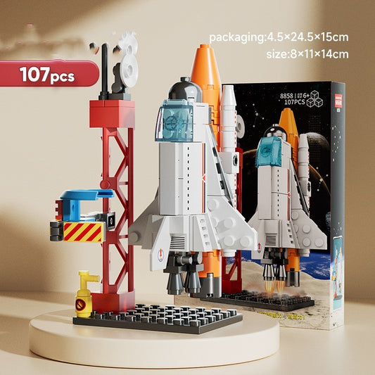 Building Blocks Small Particles Military Rocket Boy Children's Puzzle Enlightenment Assembling Toys d3484210 c55c 436f b681 3